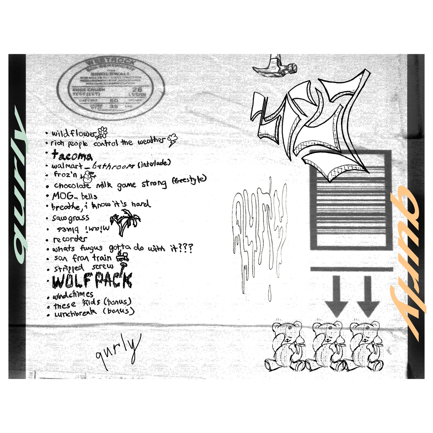 qurly - qurly (limited addition signed CD)